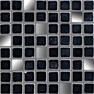 Innenraum-Mosaikfliese / Wand / Keramik / quadratisch
