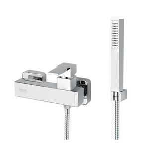 Einhebelmischer für Duschen / wandmontiert / verchromtes Metall / Badezimmer
