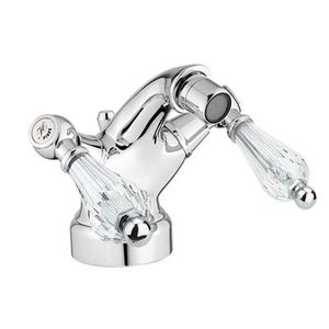 Mischbatterie für Bidet / freistehend / verchromtes Metall / für Badezimmer
