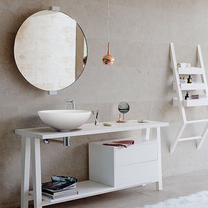 Aufsatzwaschbecken / rund / aus Corian® / modern