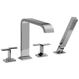 Zweigriffmischer für Badewanne 1