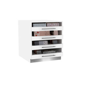 moderne Kommode / Holz / Contract / weiß