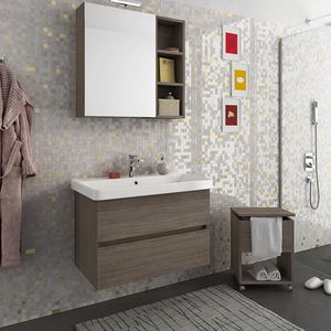 wandhängender Waschtisch-Unterschrank 1