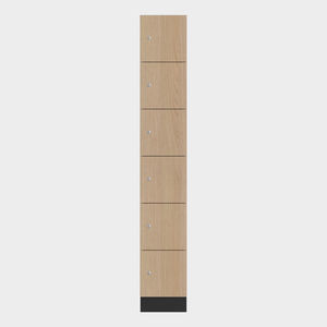 Garderobenschrank / pulverbeschichteter Stahl