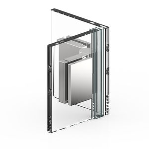 Scharnier für Glastür