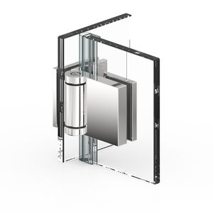 Scharnier für Glastür