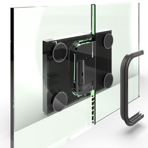 Scharnier für Glastür