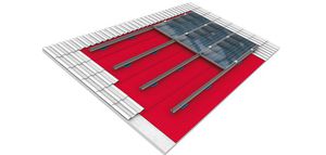 Asphaltabdichtung für Dach