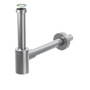 Syphon für Waschbecken / Edelstahl