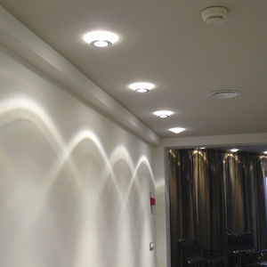 Downlight für Aufbau / LED / Halogen / rund
