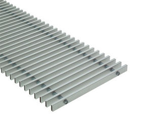 Aluminium-Lüftungsgitter / Linear / für Doppelböden