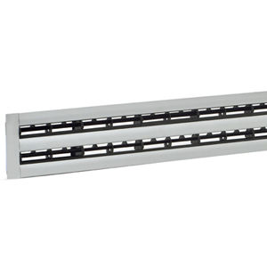 deckenmontierter Luftdiffusor / linear / Schlitz