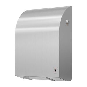 wandmontierter Toilettenpapierhalter / Edelstahl / Objektmöbel