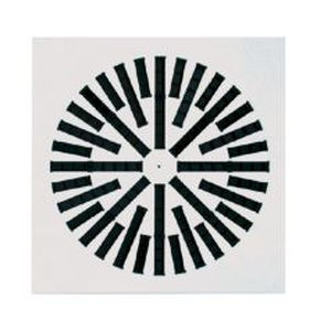 deckenmontierter Luftdiffusor / quadratisch / Schlitz