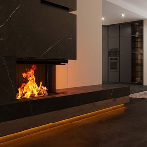 Geschlossene Feuerstelle / Holz