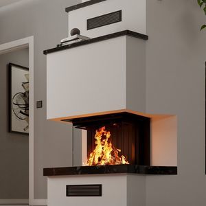 Geschlossene Feuerstelle / Holz