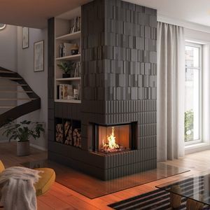 Geschlossene Feuerstelle / Holz