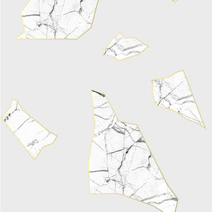 moderne Tapete / Vlies / Motiv / Marmoroptik