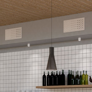 wandmontierter Luftdiffusor / rechteckig / Schlitz