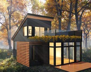 Fertigbau-Mikrohaus 1