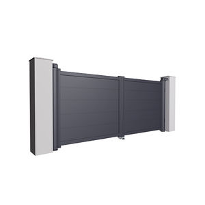 Schiebetore / Aluminium / Lamellen / für Privatgebrauch
