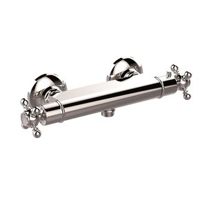 Einhebelmischer für Duschen / wandmontiert / verchromtes Metall / thermostatisch