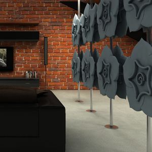 wandmontierte Akustikplatte