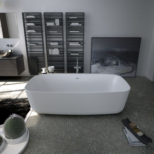 freistehende Badewanne / Mineralwerkstoff
