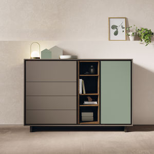 modernes Sideboard / lackiertes Holz / aus Eiche / modulierbar