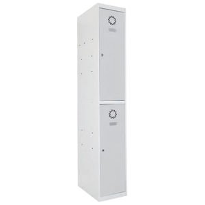 Stahl-Garderobenschrank / für öffentliche Einrichtungen / für Sportanlagen / Objektmöbel