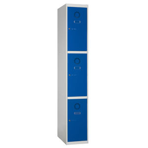Stahl-Garderobenschrank / für öffentliche Einrichtungen / für Sportanlagen / Objektmöbel