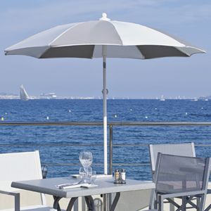 Objektmöbel-Sonnenschirm / Edelstahl