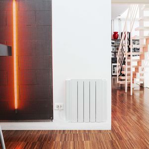 elektrischer Heizkörper / Aluminium / aus Aluminium-Legierung / modern