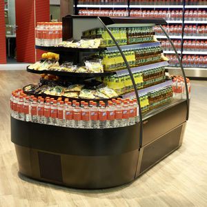 Inselkühlvitrine / Stand / für Geschäfte