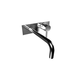 Einhebelmischer für Waschtisch / Einbau / verchromtes Metall / für Badezimmer