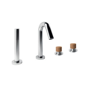 Mischbatterie für Duschen / für Badewanne / für Theken / Edelstahl