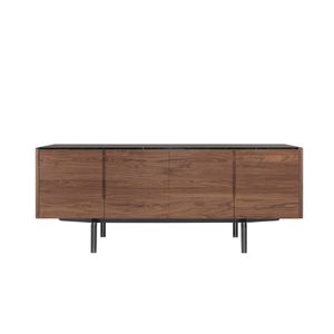 modernes Sideboard / aus Eiche / aus Nussbaum