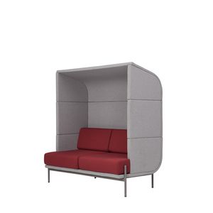 modernes Sofa / Stoff / Objektmöbel / Hochlehner