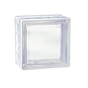 quadratischer Glasbaustein