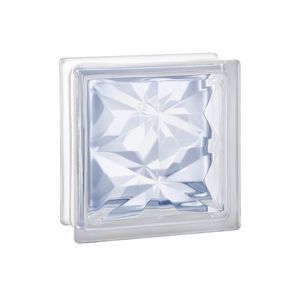 quadratischer Glasbaustein