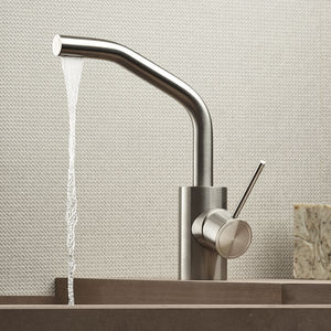 Einhebelmischer für Waschtisch / Edelstahl / Badezimmer / 1-Loch