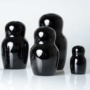 Obsidian-Skulptur