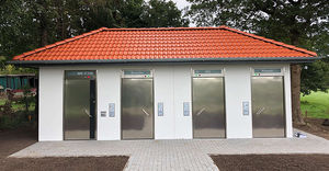 einfache öffentliche Toilette 1