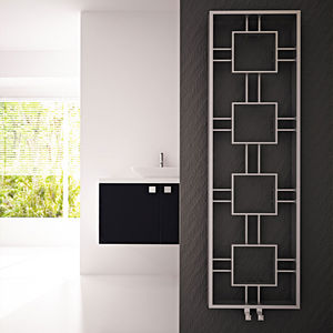 Heißwasser-Heizkörper / Edelstahl / modern / wandmontiert