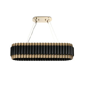 moderne Deckenleuchte / Stahl / LED / handgefertigt