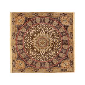 Orient-Teppich / Motiv / Wolle / Seide