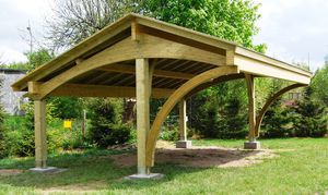 Holz-Carport 1