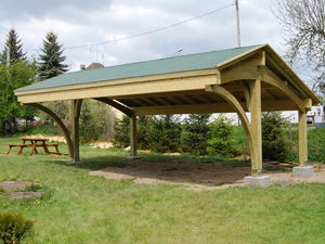 Holz-Carport 1
