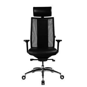 moderner Bürostuhl / mit Rollen / sternförmiger Fuß / mit Armlehnen