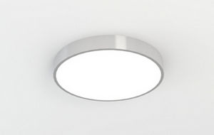 moderne Deckenleuchte / rund / Aluminium / Kunststoff